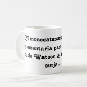 Mug Il effiloche avec compliment des ADN (Devant gauche)