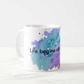 Mug Il effiloche avec conception unique (Devant gauche)