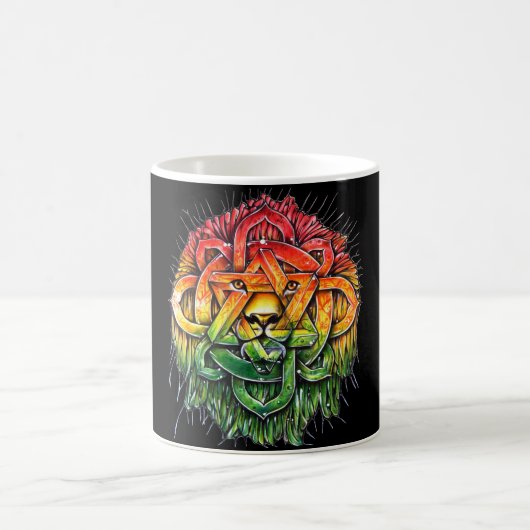 Mug Il effiloche avec Lion Zion - M1 (Centre)