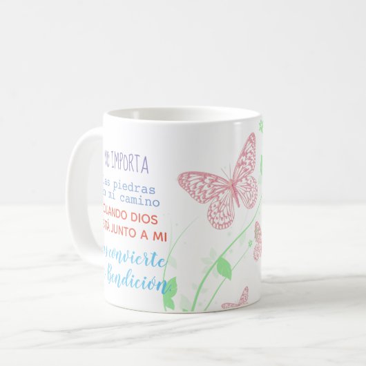 Mug Il effiloche avec message - n'importe pas les (Devant gauche)