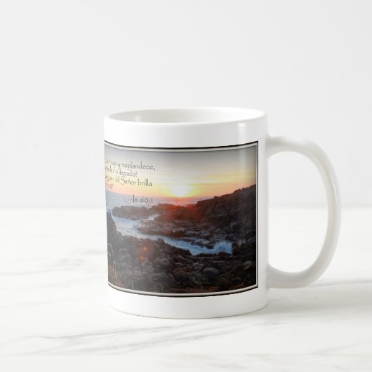 Mug Il effiloche avec verset de la bible (Droite)