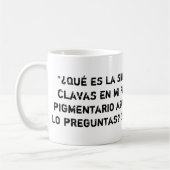 Mug Il effiloche blanche avec compliment sanitaire (Gauche)