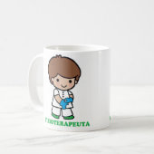 Mug Il effiloche de petit physiothérapeute (Devant gauche)