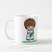 Mug Il effiloche de petit physiothérapeute (Gauche)