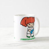 Mug Il effiloche de petit physiothérapeute (Devant droit)