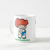 Mug Il effiloche de petit physiothérapeute (Devant gauche)