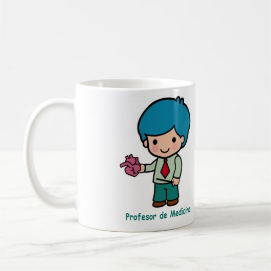Mug Il effiloche de professeur médecine ou anatomie (Gauche)