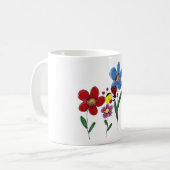 Mug Il effiloche des fleurs (Devant gauche)