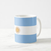 Mug il effiloche drapeau de l'Argentine (Devant droit)