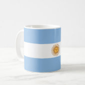 Mug il effiloche drapeau de l'Argentine (Devant gauche)