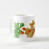 Mug Il effiloche d'une grenouille très verte de (Devant gauche)