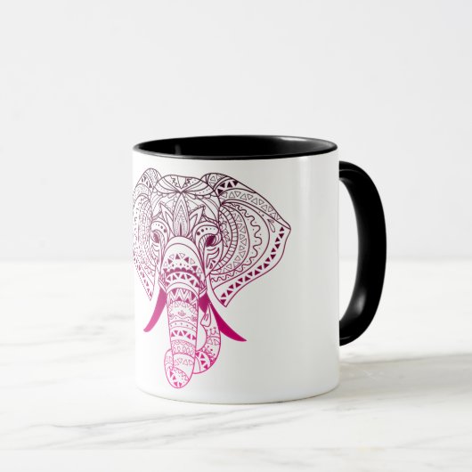 Mug il effiloche elephant (Devant droit)