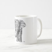 Mug il effiloche éléphant (Devant droit)
