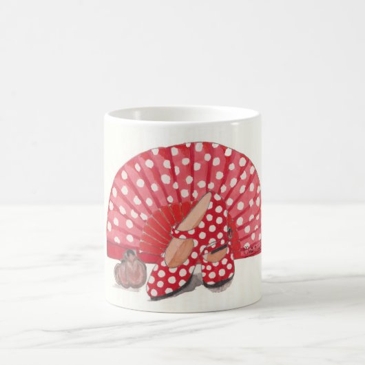 Mug Il effiloche Flamand de taches rouges (Centre)