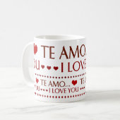 Mug Il effiloche - I Love You (Devant gauche)