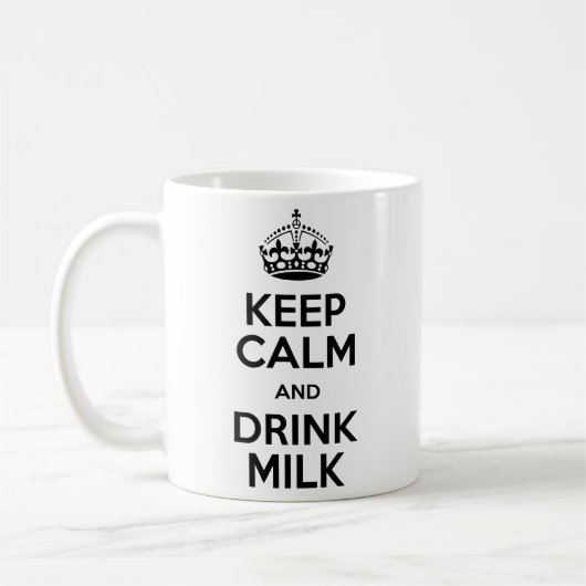 Mug Il effiloche Keep Calm Milk (Gauche)