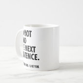 Mug Il effiloche Little Rebel (Devant gauche)