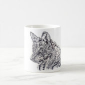 Mug Il effiloche loup (Centre)