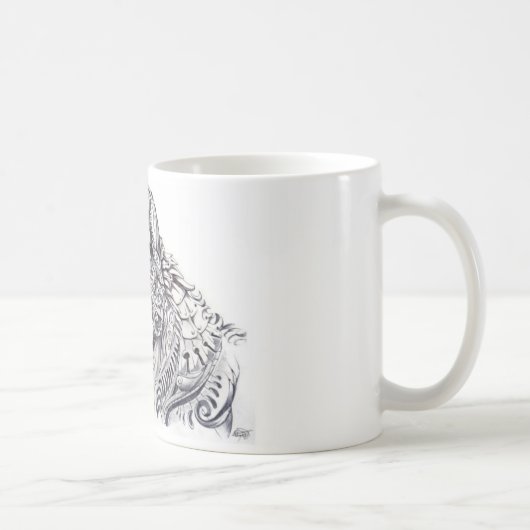 Mug Il effiloche loup (Droite)