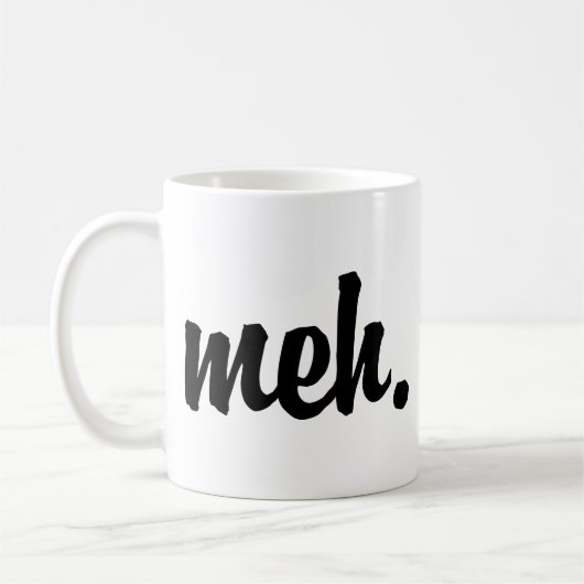 Mug Il effiloche Meh (Gauche)