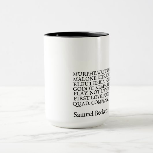 Mug Il effiloche Oeuvre Samuel Beckett (Centre)