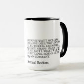 Mug Il effiloche Oeuvre Samuel Beckett (Devant droit)