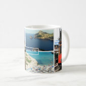 Mug il effiloche plusieurs photos de l'île de Majorque (Devant droit)