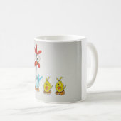 Mug Il effiloche Poule et Poussins (Devant droit)