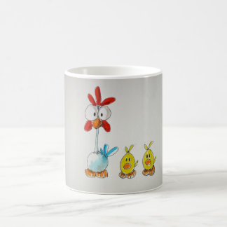 Mug Il effiloche Poule et Poussins