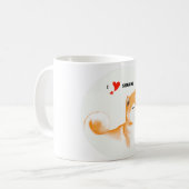 Mug Il effiloche Shiba inu (Devant gauche)