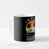 Mug Il est 5 heures partout où je suis retraité été Re (Devant gauche)