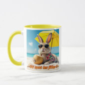 Mug Il est chaud le lapin. (Gauche)