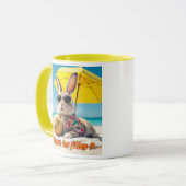 Mug Il est chaud le lapin. (Devant gauche)