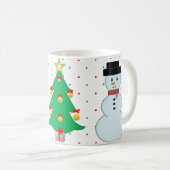 Mug Il est contigu il effiloche de Noël (Devant droit)