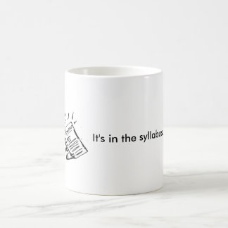 Mug Il est dans le programme