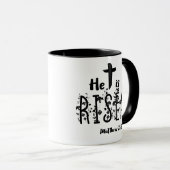 Mug Il Est Devenu Écriture De Pâques (Devant droit)