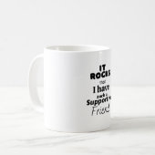 Mug Il est difficile que j'aie un ami si solidaire. (Devant gauche)
