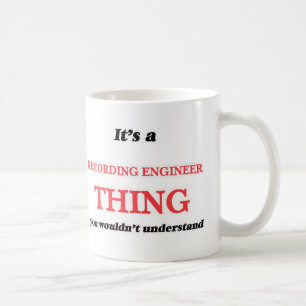 Mug Il est et chose d'ingénieur d'enregistrement, vou