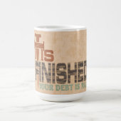 Mug Il Est Fini Abstrait Fer Nails Croix Chrétienne (Centre)