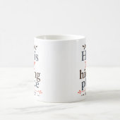 Mug Il Est Mon Refuge Citation de l'Écriture Chrétienn (Centre)