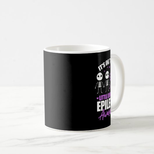 Mug Il est ok d'être un peu différente conscience épil (Devant droit)