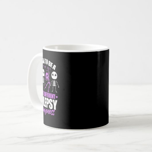 Mug Il est ok d'être un peu différente conscience épil (Devant gauche)