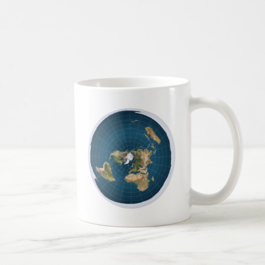 Mug Il est plat.  Non, vraiment (Droite)