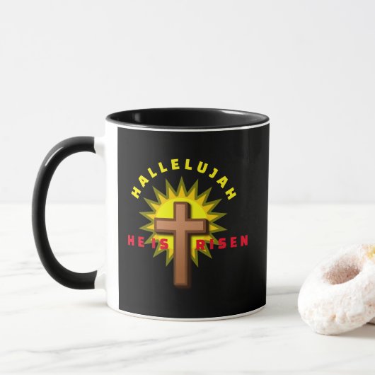 MUG "IL EST RESSUSCITÉ" (Avec donut)