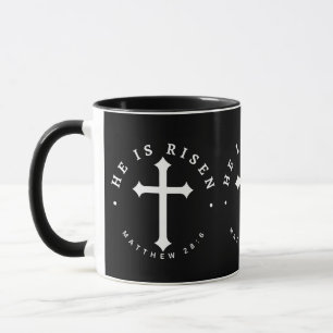 Mug Il est ressuscité Bible Écriture de la résurrectio
