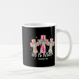 Mug Il Est Ressuscité Croix Chrétienne Jésus Coquette