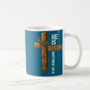 Mug Il est ressuscité croix jésus foi chrétienne relig