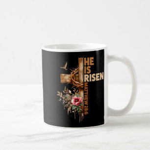 Mug Il est ressuscité Jésus chrétien religieux Pâques