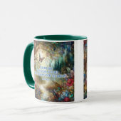 Mug Il Est Ressuscité Matthew Verse Verre Tiré Bois (Devant gauche)