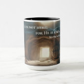 Mug Il est ressuscité – Tombeau vide inspirant (Centre)